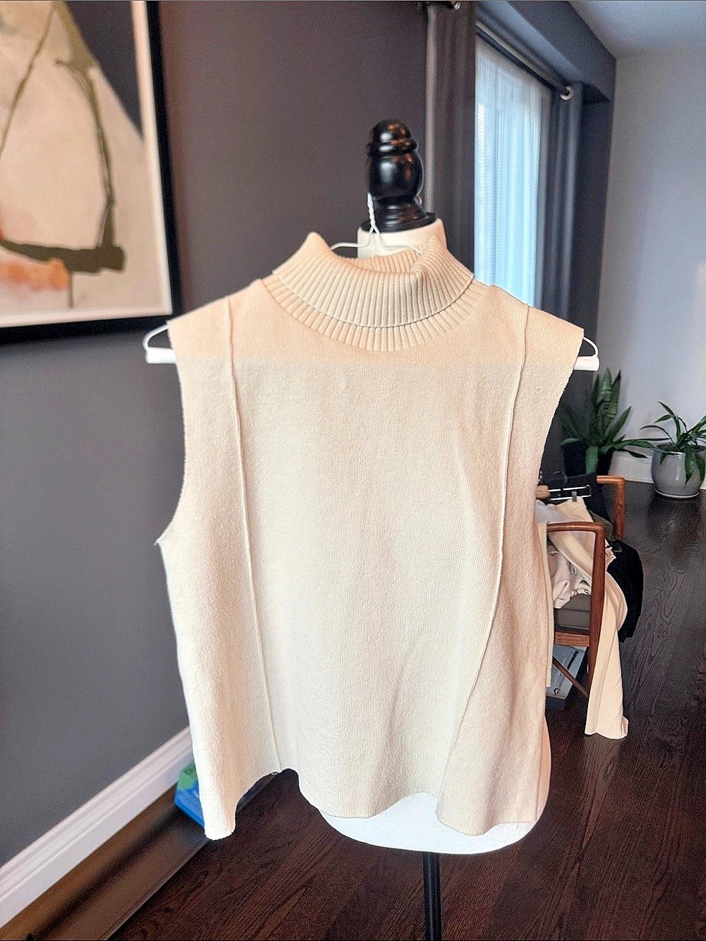 Zara- Cream Knit Sweater Set